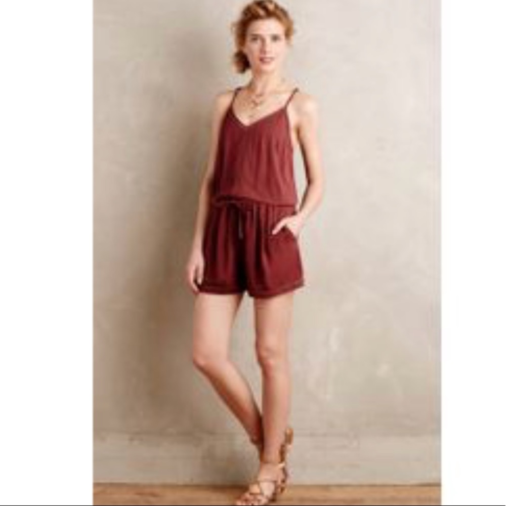 Nelisa Copper Romper Anthropologie